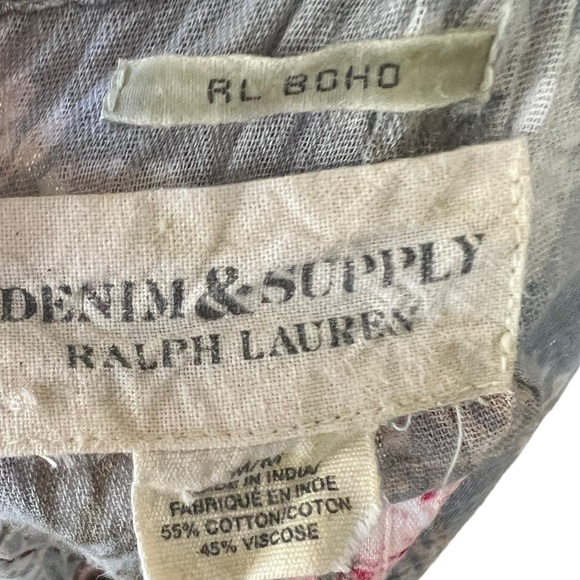 Ralph Lauren Denim and Supply Boho top with adjustable neckline in size m - Picture 4 of 7